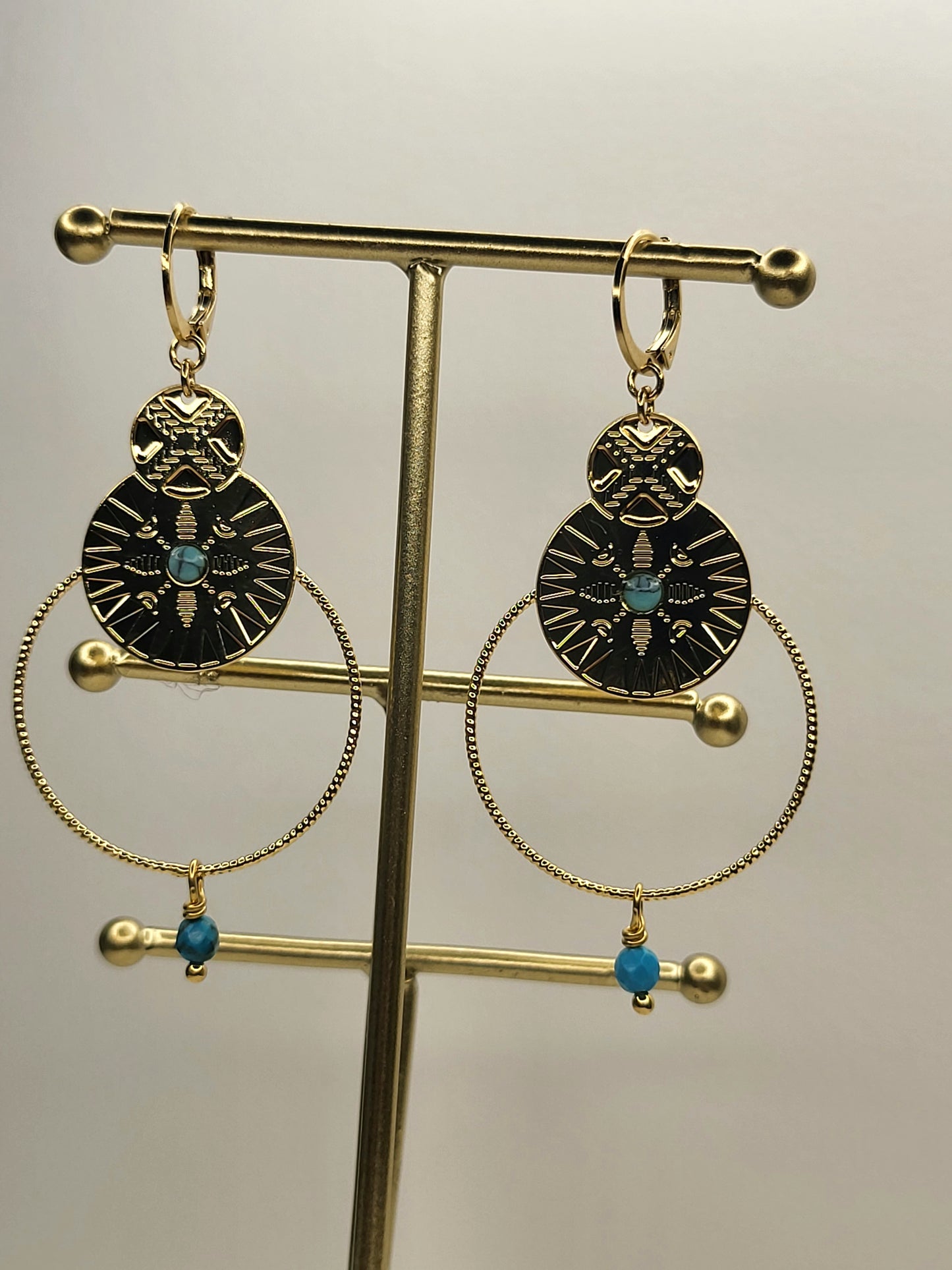 LOUIS VUITTON Boucles d'oreille V essentielles